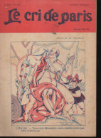 Revue   LE CRI DE PARIS  N° 1362 Mai 1923   (CAT4090 / 1362) - Humour