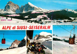 72849200 Seiser Alm Dolomiten Winter Skigebiet  - Other & Unclassified