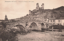 43 Domeyrat Ruines Du Chateau CPA - Sonstige & Ohne Zuordnung