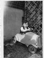 Photo Vintage Paris Snap Shop -enfant Child Voiturette Cart - Personnes Anonymes