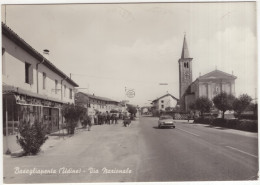 Basagliapenta: NSU-FIAT NECKAR 1500 TS, OM TRUCK, FIAT TRUCK, 'Benzina Rifornimento Miscela', 'SHELL' - (Udine, Italia) - Voitures De Tourisme