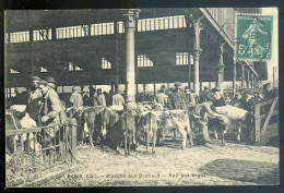 Cpa Du 75 Paris 19ème - Marché Aux Bestiaux - Hall Aux Veaux      MAI24-09 - Petits Métiers à Paris