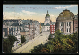 AK Mannheim, Tullastrasse Mit Realgymnasium Und Christuskirche  - Mannheim