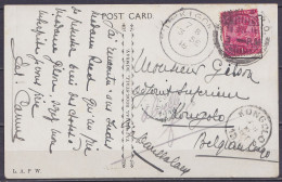 Inde - CP Affr. 1a Càpt BOMBAY C.P.O /9 JUL 1918 Pour Adjoint Supérieur André Gilson à KONGOLO Via Dar Es Salaam - Càd U - Storia Postale