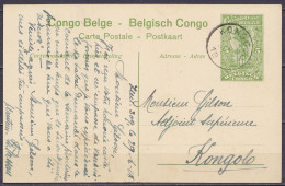 Congo Belge - EP CP 5c Vert "La Ruzizi" D'un Planteur Càd KONGOLO /29 JUIN 1918 Pour Adjoint Supérieur André Gilson E/V  - Ganzsachen