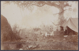 Congo Belge - Carte Photo 'Campement Aux Bords De La Luvua Près De Luva (Kiambi) - Vers 1910 - Belgian Congo