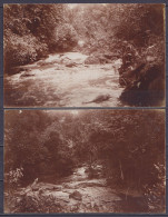 Congo Belge - Lot De Deux Cartes-photo 'La Vallée De KIMBUNDJI' 1913 - Voir Scans Et Légendes - Congo Belge