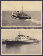 Lot 2 CPSM Malle Ostende-Douvres "Prince Baudouin" Neuves - Nels - Ferries