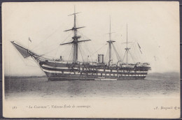 CPA Bateau Voilier "La Couronne - Vaisseau-école De Cannonage" - Neuve - Oorlog