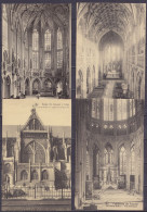 Lot 14 CPSM - Eglises De Belgique : Lège, Huy, Tournai, Tongres, Bruges, … - Chiese E Cattedrali