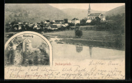 AK Neckargerach, Ortsansicht Mit Kirche, Mineburg  - Andere & Zonder Classificatie