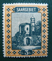 Allemagne - Saargebiet Mi. 96 - Sarre Yv. 99 Neuf * - Unused Stamps