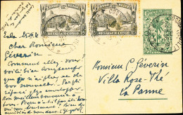 BELGIAN CONGO  PPS SBEP 66 VIEW 10 USED - Stamped Stationery