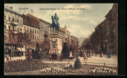 AK Berlin-Neukölln, Das Kaiser Wilhelm Denkmal Auf Dem Hohenzollernplatz  - Neukoelln