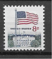 USA 1968.  Flag Sc 1338F  (**) - Unused Stamps