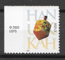 USA 2004.  Hanukkah Sc 3880  (**) - Unused Stamps