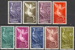 Spanish Sahara 1961 - Aves Ed 180-88 (**) - Sahara Espagnol