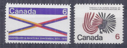 Canada 1970. Provincias . Sc=505-06 (**) - Nuovi