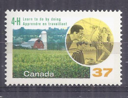 Canada 1988. 4H Clubs . Sc=1215 (**) - Unused Stamps