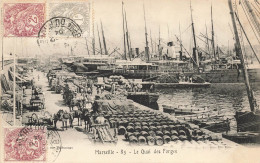 CPA Marseille-Le Quai Des Forges-85-Timbre     L2907 - Oude Haven (Vieux Port), Saint Victor, De Panier