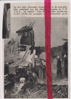 Croydon - Dodelijk Ongeval Vliegtuig De Lijster - Orig. Knipsel Coupure Tijdschrift Magazine - 1936 - Unclassified