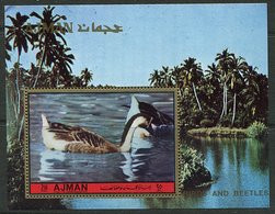 Ajman ** Michel Bloc 475 A - Oiseaux Et Canards - - Ajman