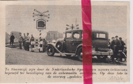 Steenwijk - Test Nieuwe Lichtseinen Overweg Spoorwegen - Orig. Knipsel Coupure Tijdschrift Magazine - 1936 - Unclassified