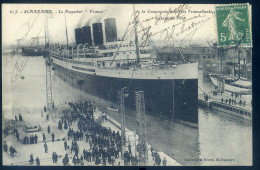 Cpa Du 44 St Nazaire -- Le Paquebot   France Sortant Du Port - Cie Générale Transatlantique     MAI24-09 - Saint Nazaire