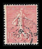 1 04	13	01	N°	129	Perforé	-	C 2	-	CREDIT LYONNAIS - Used Stamps