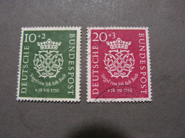 BRD 1950  Bach , 121 - 122 - Usati