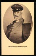 AK Portrait Des Reichskanzler Von Bethmann Hollweg  - Hombres Políticos Y Militares