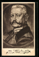 AK Portrait Paul Von Hindenburg Als Generalfeldmarschall  - Historical Famous People