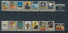 16 Mini-timbres Oblitérés UMM AL QIWAIN Affiches Des Jeux Olympiques D'été  Olympics Games X-7 - Other & Unclassified