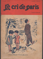 Revue   LE CRI DE PARIS  N° 1540 Octobre 1926  (pub GALERIES LAFAYETTE Au Plat Inf)   (CAT4090 / 1540) - Humor