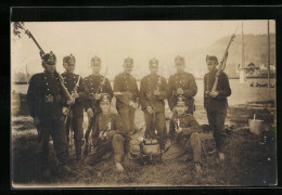 Foto-AK Soldaten Der Schweizer Armee Mit Gewehren  - Other & Unclassified