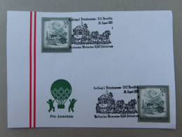 Österreich Pro Juventute - Mit Sonderstempel 26. August 1989 Perschling, Eröffnung Des Heimatmuseums (Nr.1599) - Other & Unclassified