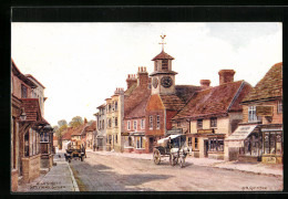 Künstler-AK A. R. Quinton: Steyning, Sussex, High Street  - Other & Unclassified