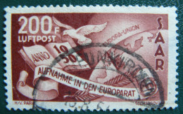 Allemagne - Saargebiet Mi. 298 - Sarre Yv. PA13 Oblitéré (Voir Scan Et Description) - Used Stamps