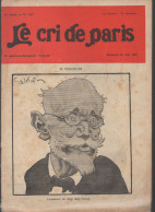 Revue   LE CRI DE PARIS  N° 1639 (CAT4090 /1639) - Humour