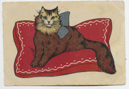 FRANCE CARTE DESSIN CHAT ECRITE DE TARARE RHONE 1916 - 1877-1920: Période Semi Moderne