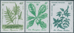 French Polynesia 1986 SG492-494 Medicinal Plants MNH - Otros & Sin Clasificación