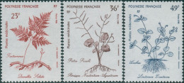 French Polynesia 1988 SG545-547 Medicinal Plants MNH - Other & Unclassified