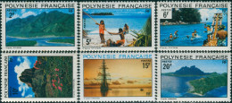 French Polynesia 1974 Sc#278-283,SG180-185 Polynesian Landscapes Set MNH - Altri & Non Classificati