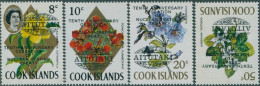 Aitutaki 1973 SG78-81 Nuclear Testing Treaty Set MNH - Islas Cook