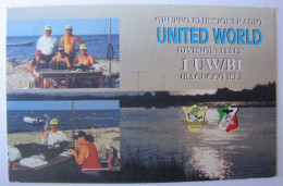 CARTES QSL - Gruppo Emissioni Radio United World - Division Italy - Radio Amatoriale