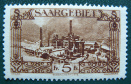 Allemagne - Saargebiet Mi. 121 - Sarre Yv. 120 Neuf * - Used Stamps