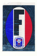 Autocollant Neuf X° Jeux Olympiques D'Hiver GRENOBLE 1968 Olympic Games 68 Plaque F Pour Automobile - Other & Unclassified