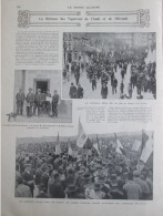 1907 BEZIERS  LESIGAN Comité Viticole  Manifestation Vin Vigne Crise Revendications - Unclassified