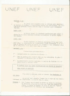 MAI 1968: TRACT : APPEL DE L UNEF A MANIFESTER A DENFERT ROCHEREAU - Ohne Zuordnung
