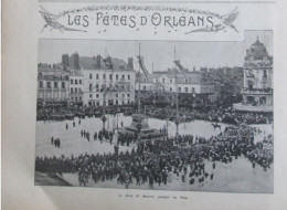 1907 ORLEANS  La Place Du Martroi  Pendant Les Fetes - Unclassified